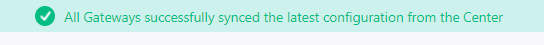 Gateways Synced