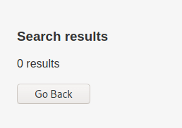 no results